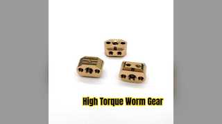 Worm Shaft Gear Drive High Torque 0mm OD